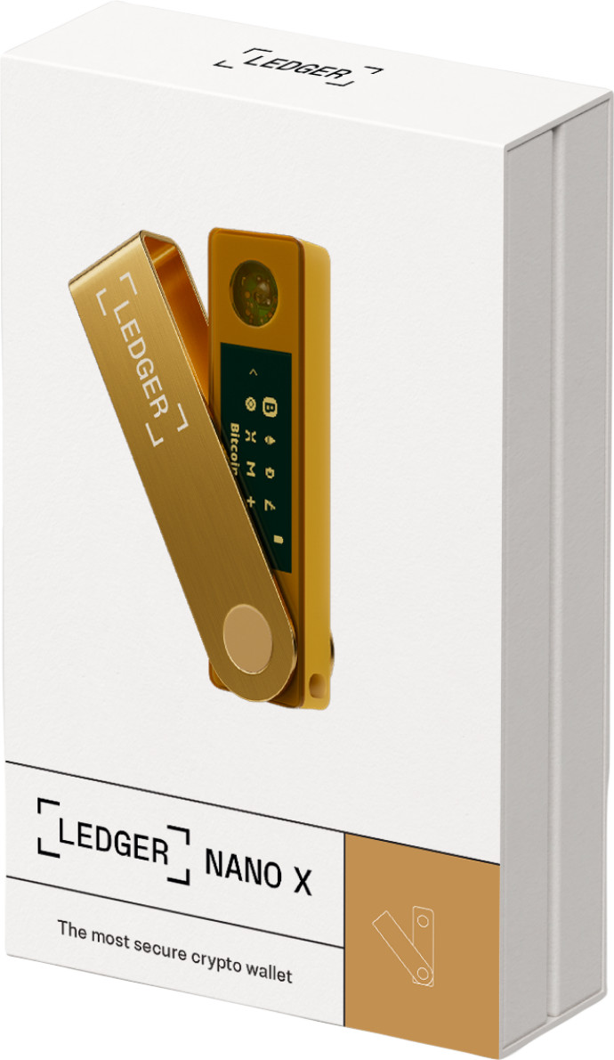 Ledger Nano X Gold verpakking