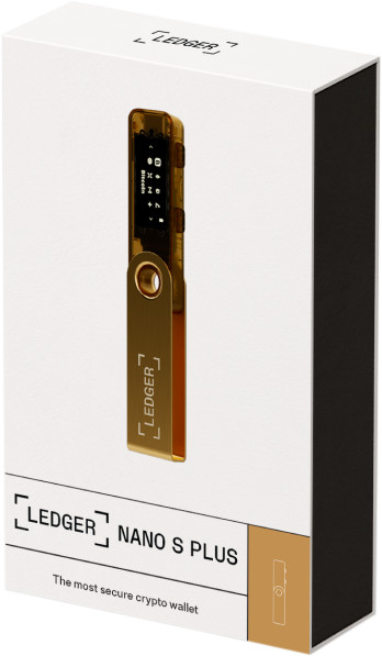 Ledger Nano S Plus Gold verpakking
