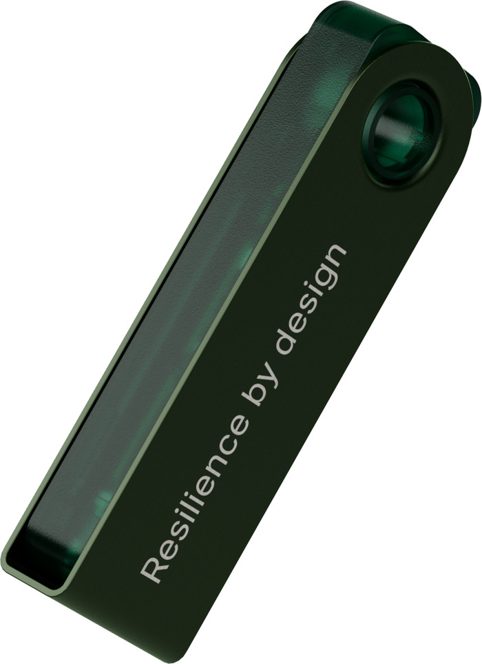Ledger Nano S Plus Emerald Green rechterkant