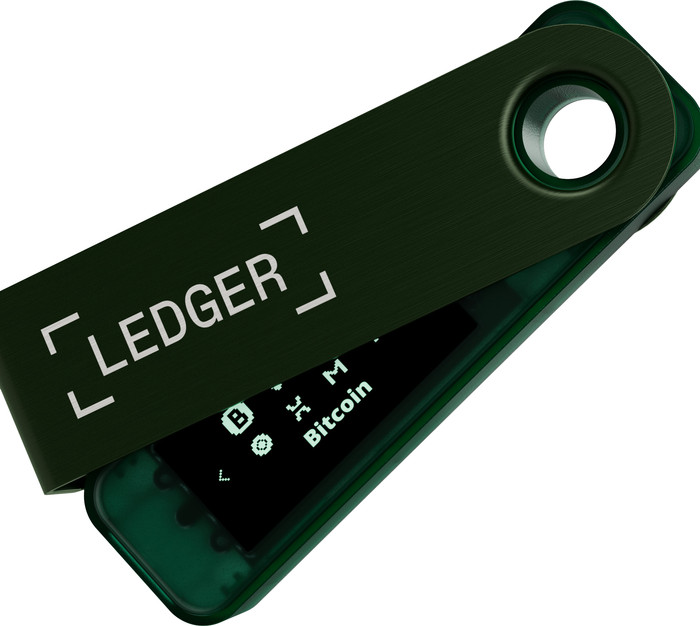 Ledger Nano S Plus Emerald Green binnenkant