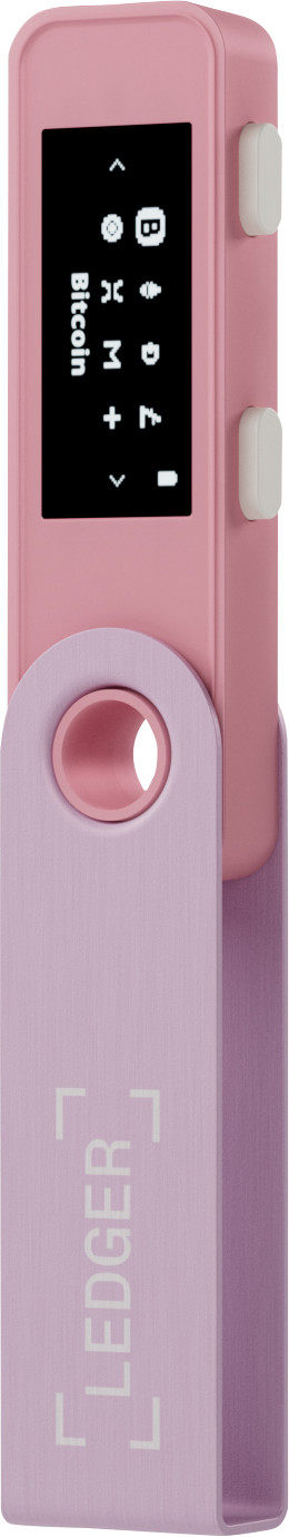 Ledger Nano S Plus Pastel Pink rechterkant