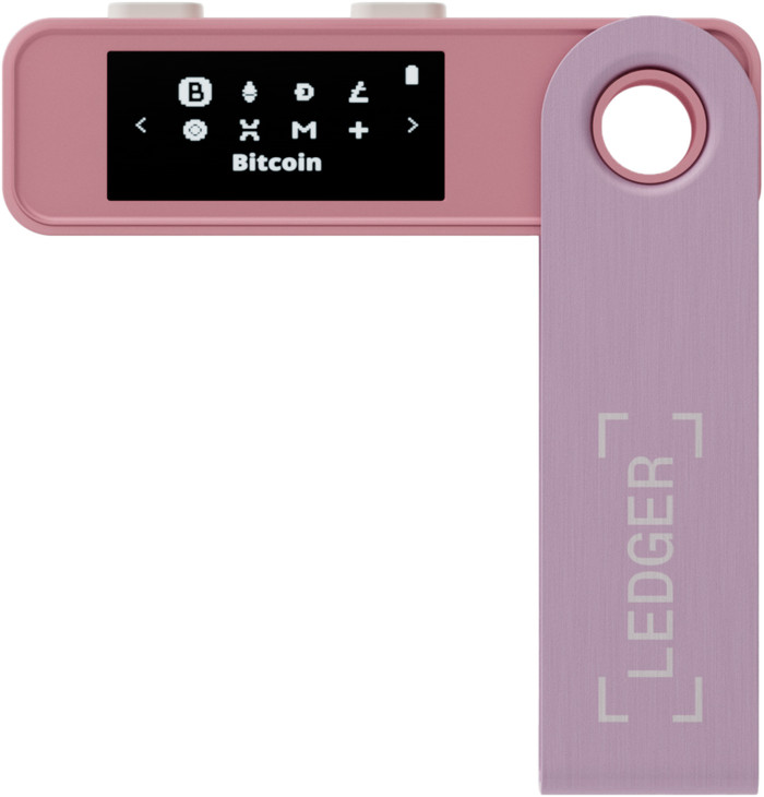 Ledger Nano S Plus Pastel Pink voorkant