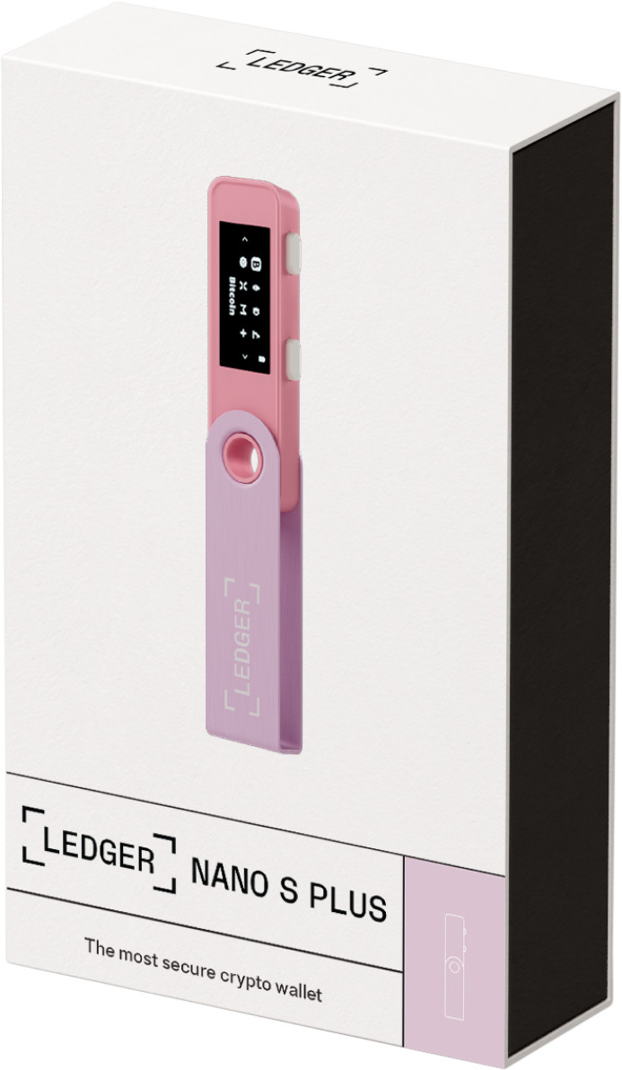Ledger Nano S Plus Pastel Pink verpakking