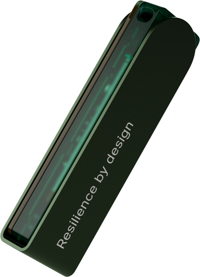 Ledger Nano X Emerald Green binnenkant