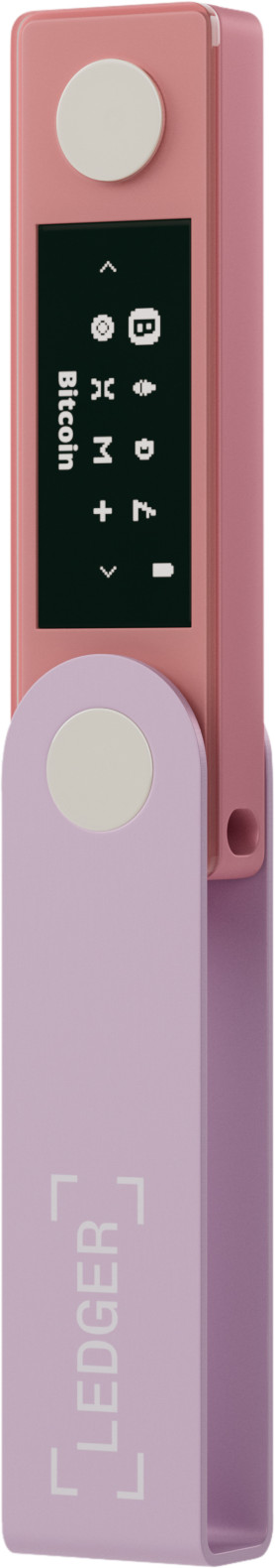 Ledger Nano X Pastel Pink rechterkant