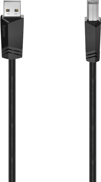 Hama USB-A to USB-C Cable 1.5m Plastic Black Main Image