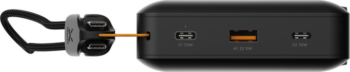 Xtorm NextGen 70W Powerbank 45.000mAh Zwart voorkant