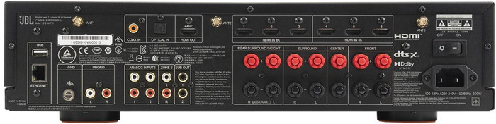 JBL MA710 Zwart achterkant
