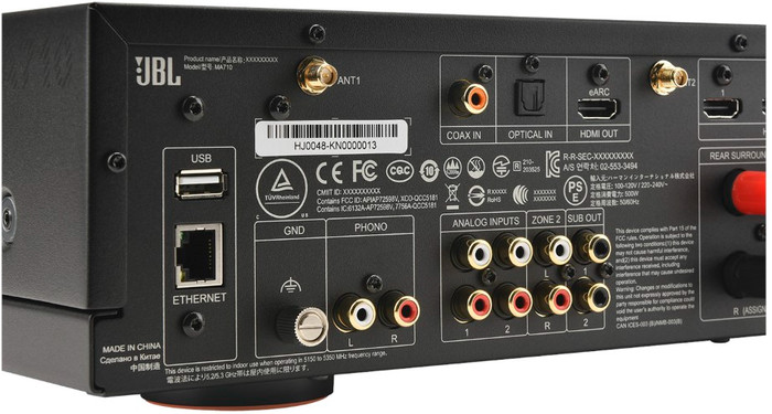JBL MA710 Zwart detail