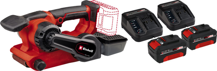 Einhell TP-BS 18/457 Li BL Solo 4.0Ah Battery (2x) Starter Pack Main Image