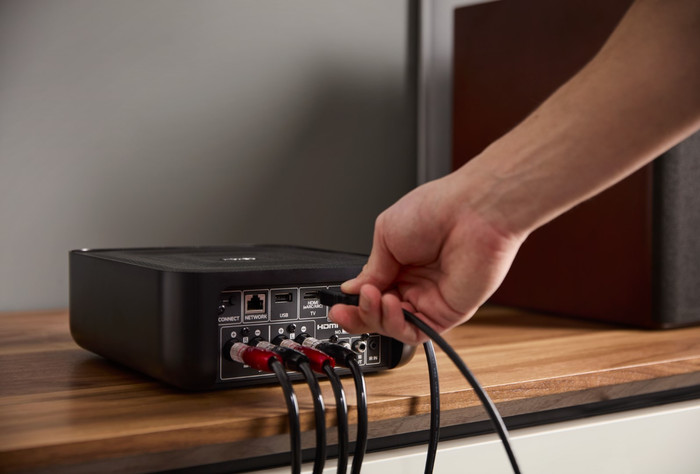Denon Home Amp product in gebruik