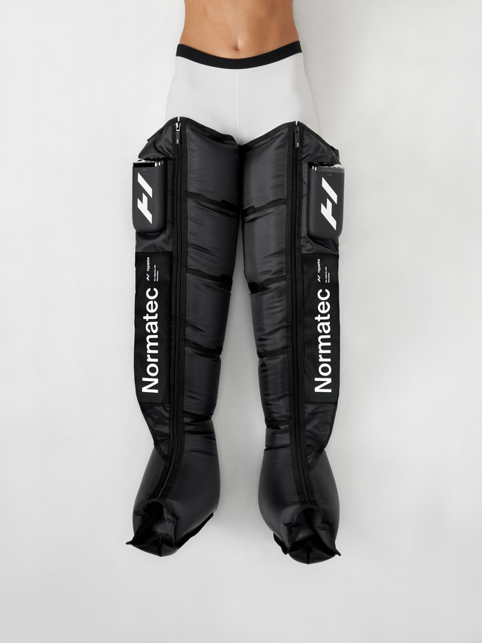 Hyperice Normatec Premier Standard produkt in gebrauch