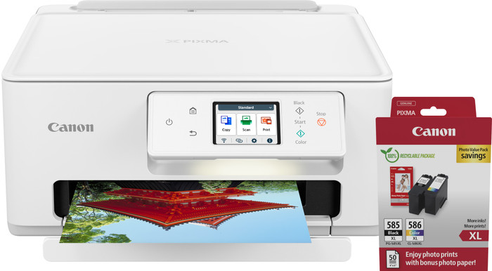 Canon PIXMA TS7650i + 1 set extra XL cartridges + fotopapier Main Image