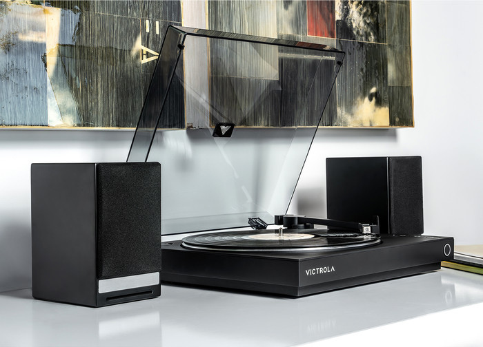 Victrola Automatic Black product in use