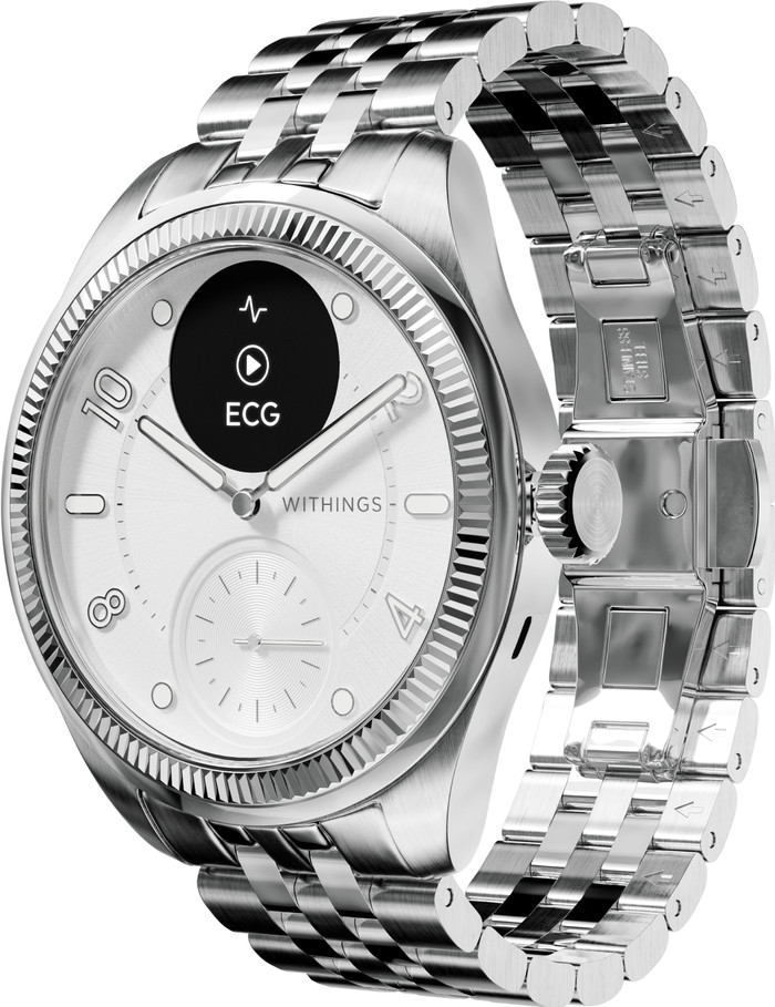 Withings ScanWatch Nova Brilliant Titanium Zilver 39mm Main Image