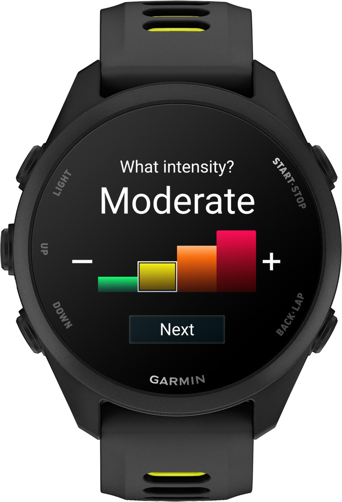 Garmin Forerunner 170 43 mm Zwart voorkant