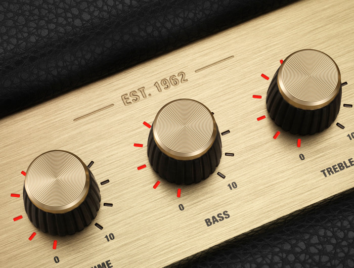 Marshall Acton III BT Zwart detail