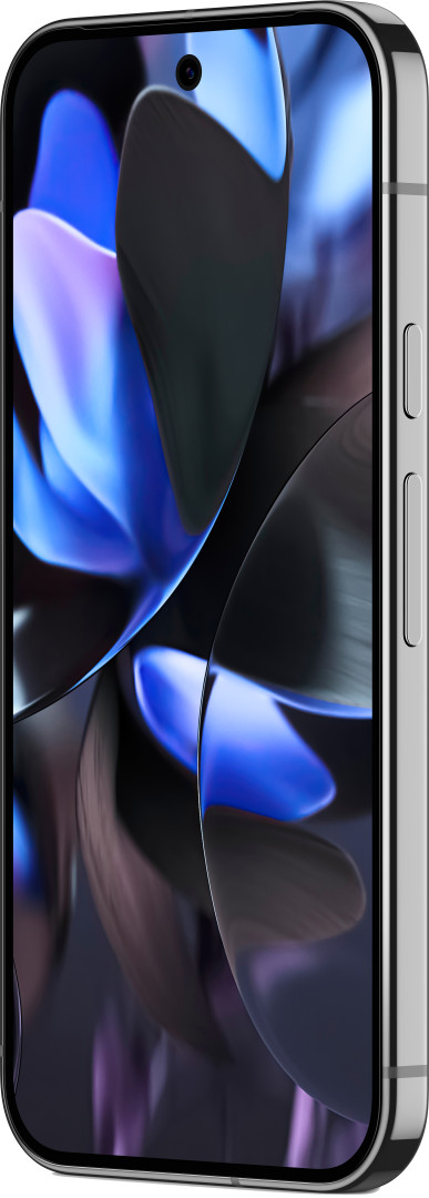 Google Pixel 9 Pro 128GB Zwart 5G + Just in Case Soft Design Back Cover Zwart voorkant