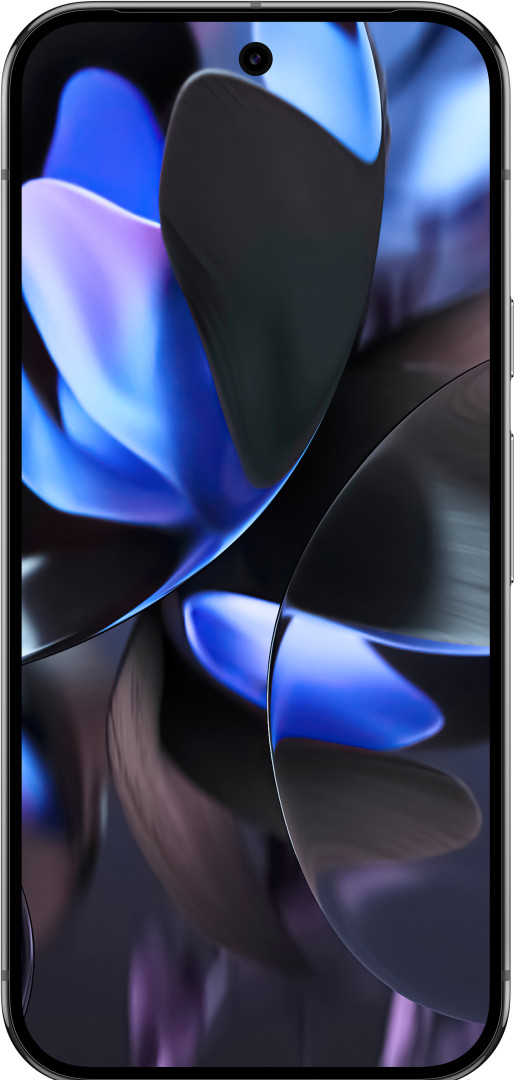 Google Pixel 9 Pro 128GB Zwart 5G + Just in Case Soft Design Back Cover Zwart voorkant