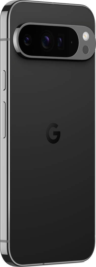 Google Pixel 9 Pro XL 128GB Zwart 5G + BlueBuilt Back Cover Zwart rechterkant