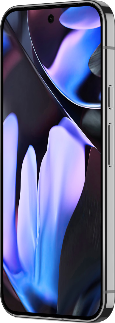Google Pixel 9 Pro XL 128GB Zwart 5G + BlueBuilt Back Cover Zwart linkerkant