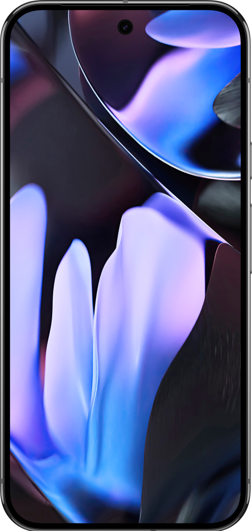 Google Pixel 9 Pro XL 128GB Zwart 5G + BlueBuilt Back Cover Zwart voorkant