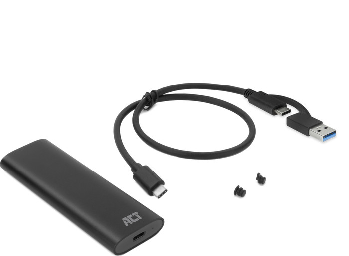 ACT USB-C M.2 NVMe / PCIe SSD Behuizing accessoire