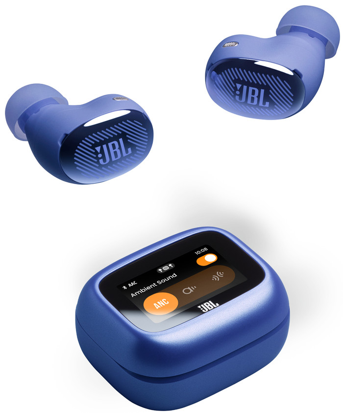 JBL Live Buds 4 Blauw voorkant