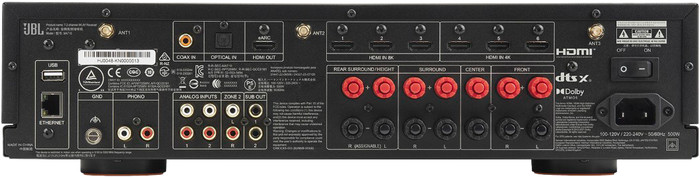 JBL MA510 Zwart achterkant