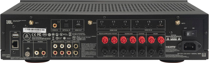 JBL MA510 Zwart achterkant