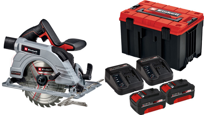 Einhell TP-CS 18/190 Li BL Solo 4Ah Battery (2x) E-Case M Starter Kit Main Image