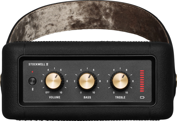 Marshall Stockwell II BT Black & Brass bovenkant
