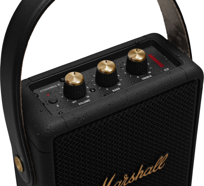 Marshall Stockwell II BT Black & Brass bovenkant