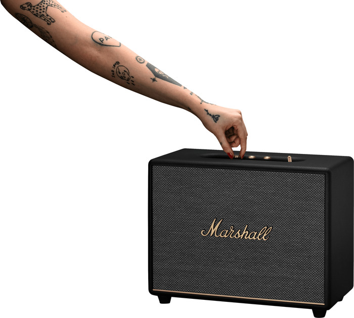 Marshall Woburn III BT Zwart product in gebruik