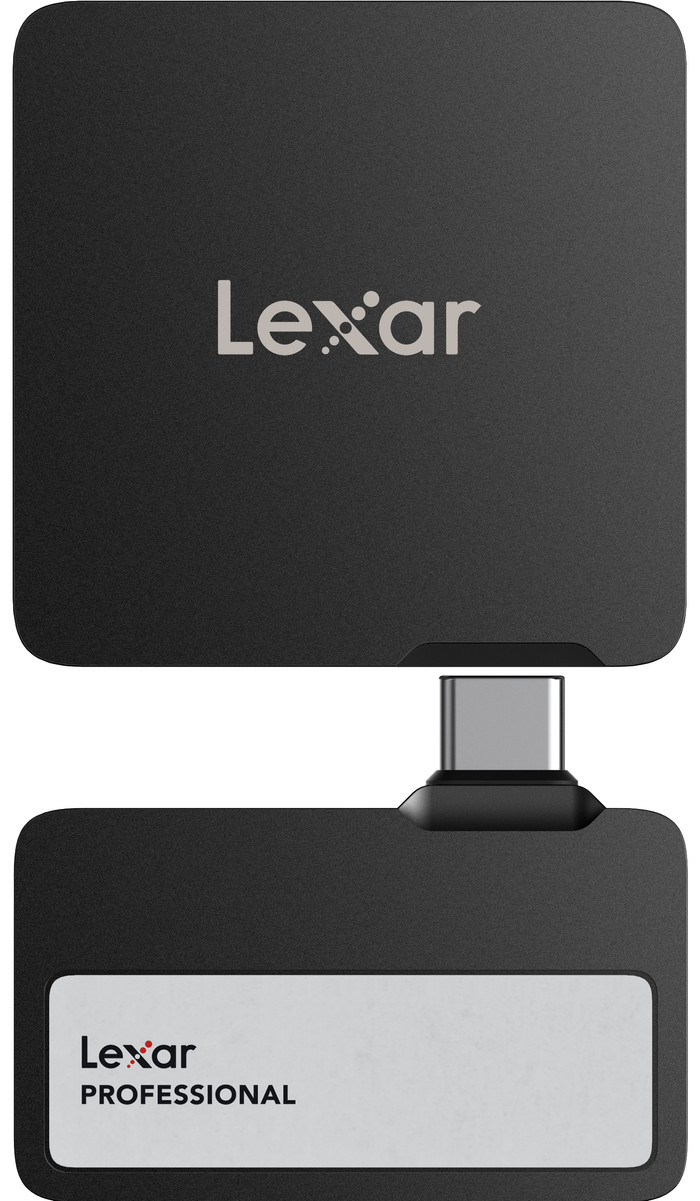 Lexar Go Portable SSD SL400 2TB + Hub voorkant
