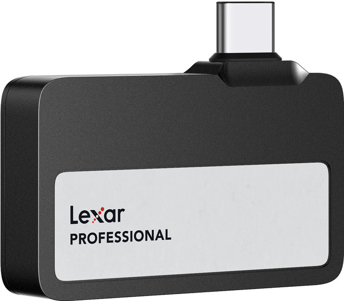 Lexar Go Portable SSD SL400 2TB linkerkant