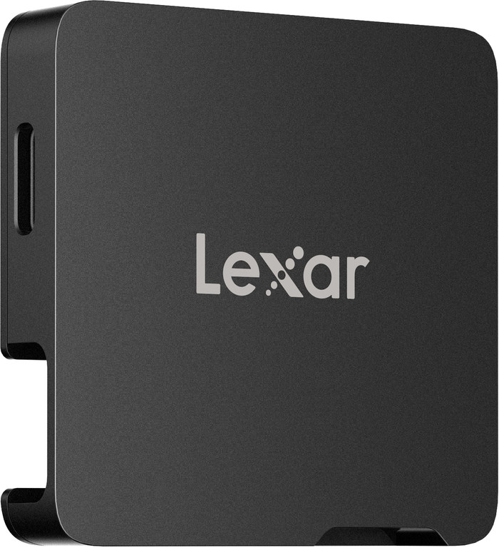 Lexar Go Portable SSD SL400 1TB + Hub left side