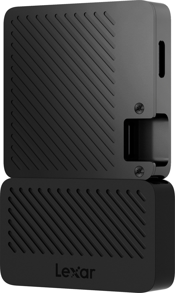 Lexar Go Portable SSD SL400 1TB + Hub back