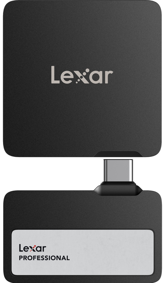 Lexar Go Portable SSD SL400 1TB + Hub front