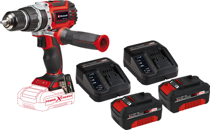 Einhell TP-CD 18/60 Li-i BL Solo 4.0Ah Battery (2x) Starter Kit Main Image