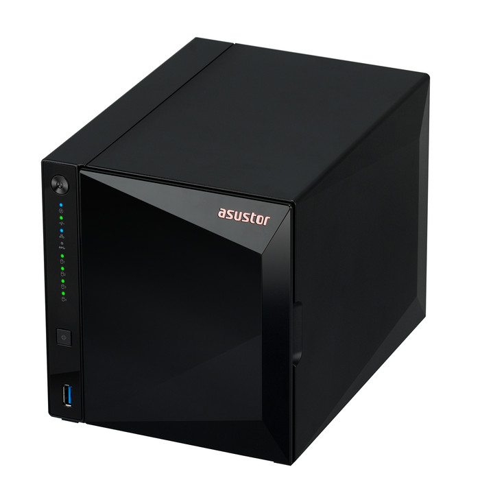 ASUSTOR AS3304T v2 + Seagate Ironwolf 16TB (2x8TB) rechterkant
