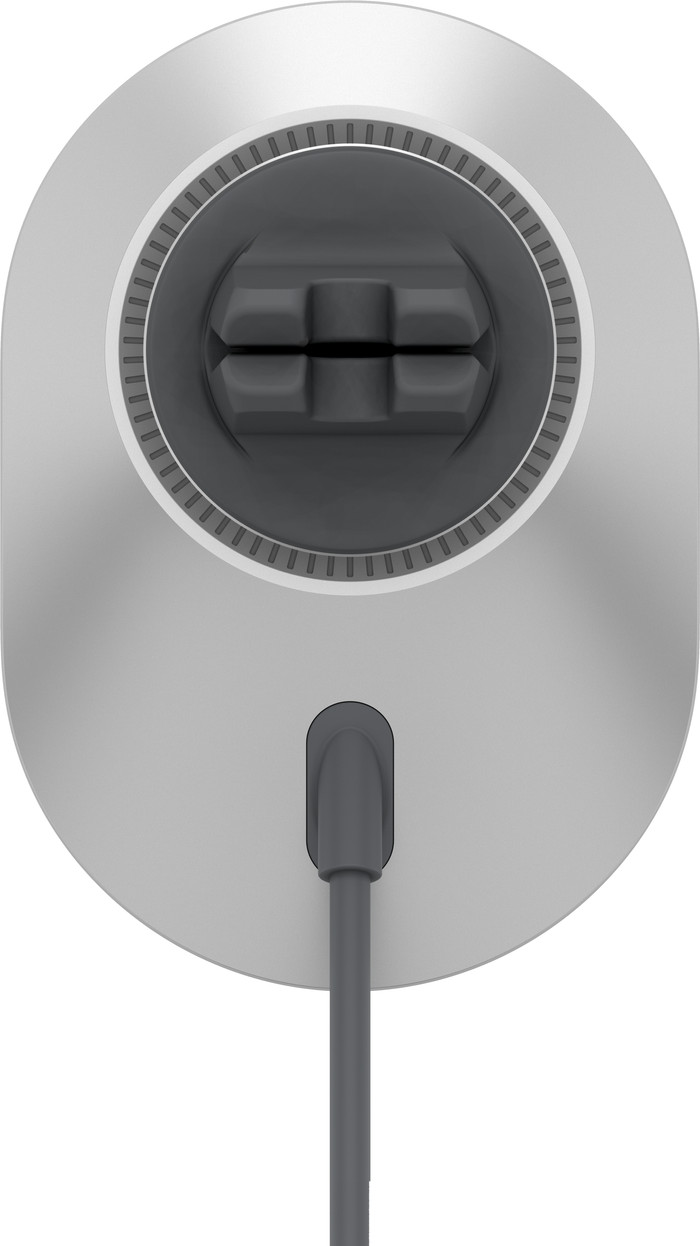 Belkin Handyhalterung Auto Lüftungsschlitze mit MagSafe und Qi2 Laden Silber rückseite