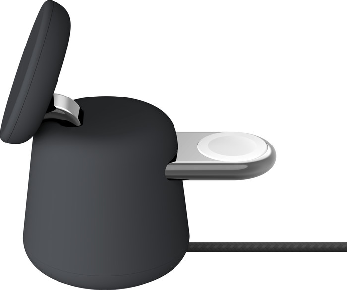 Belkin Boost Charge Pro MagSafe 2-in-1 Wireless Charger 15W with Stand Black right side