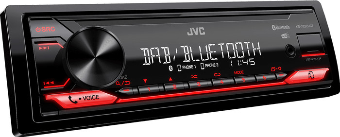 JVC KD-X282DBT rechte seite