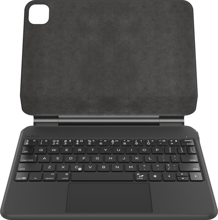 Belkin Apple iPad (2025/2022) Toetsenbord Hoes QWERTY Zwart bovenkant