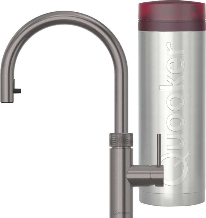 Quooker PRO3 + Quooker Flex Round Gunmetal Main Image