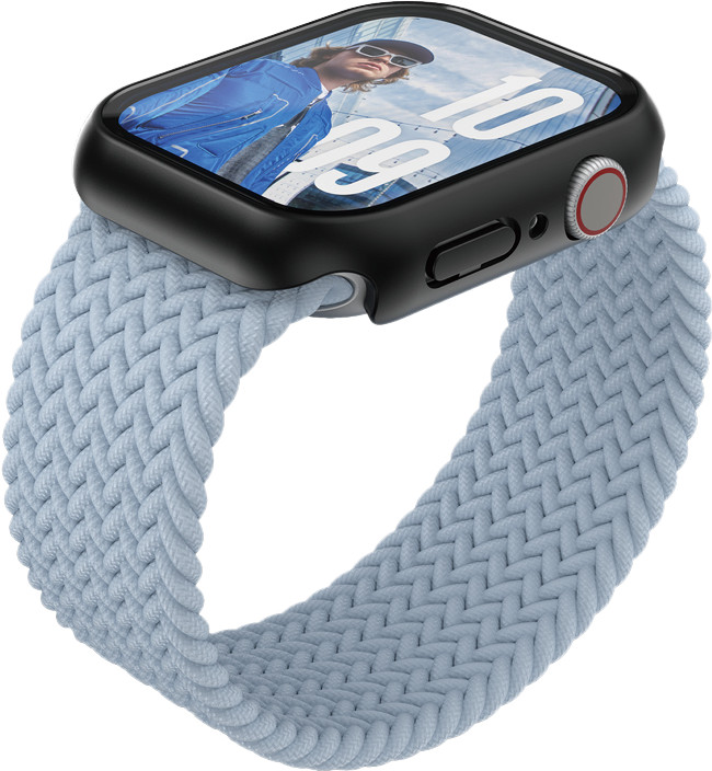 PanzerGlass Full Body Apple Watch 42mm Screenprotector Zwart voorkant
