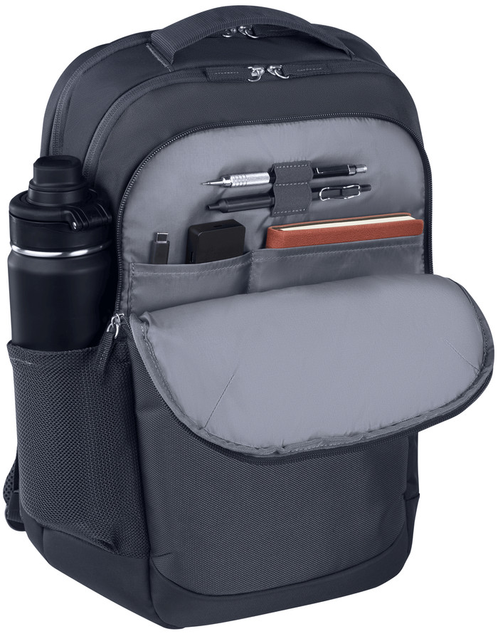 HP Everyday 16 Odyssey Gray Laptop Backpack binnenkant