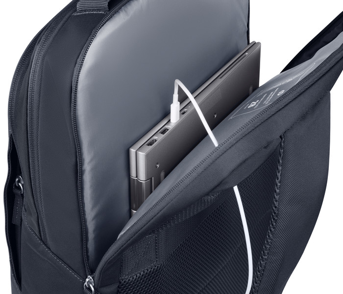 HP Everyday 16 Odyssey Gray Laptop Backpack binnenkant