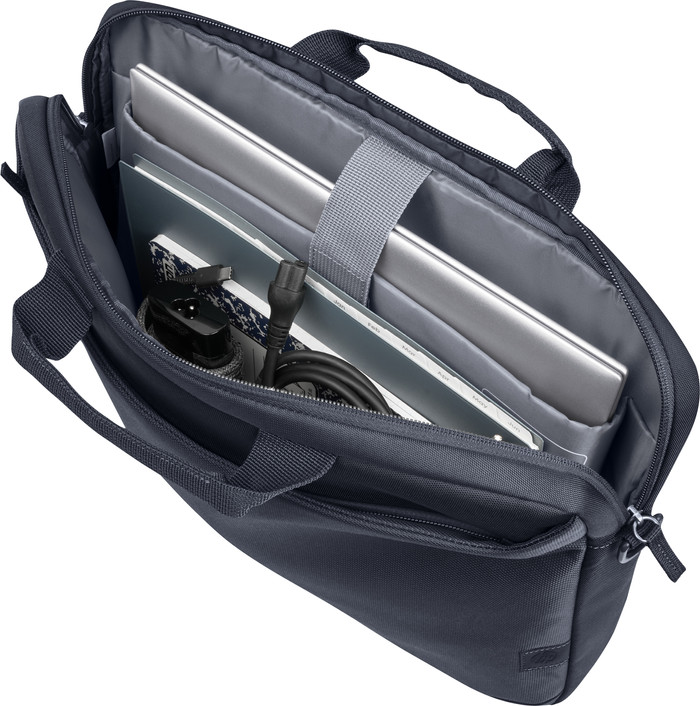 HP Everyday 16 Odyssey Gray Laptop Briefcase binnenkant